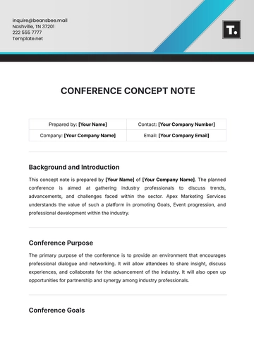 Free Conference Concept Note Template to Edit Online