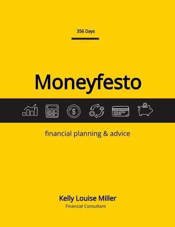 Free Finance Book Cover Template to Edit Online