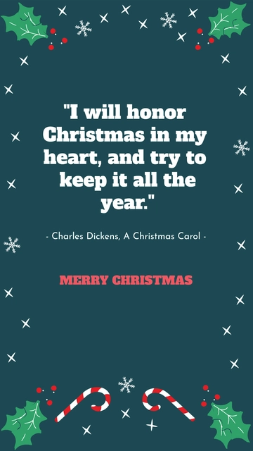 Free Christmas Motivational Quote Template to Edit Online