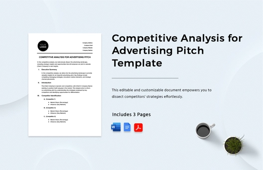 Competitive Analysis for Advertising Pitch Template