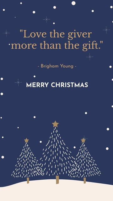 Free Famous Christmas Quote Template to Edit Online