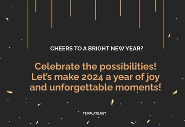 Free Printable New Year Card Template to Edit Online