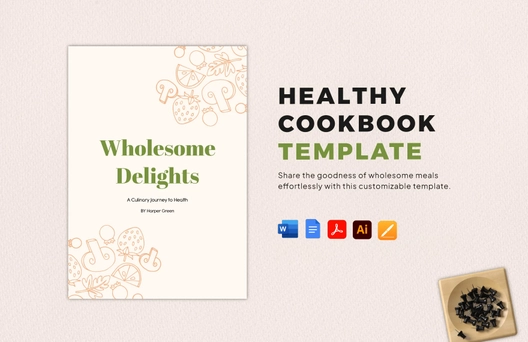 Healthy Cookbook Template