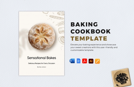 Baking Cookbook Template