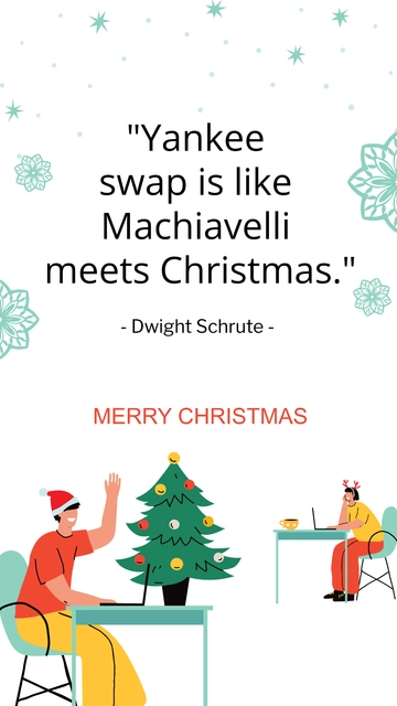 Free Office Christmas Quote Template to Edit Online