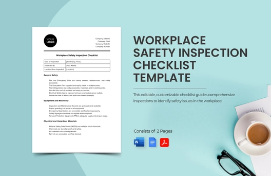 Workplace Safety Inspection Checklist Template