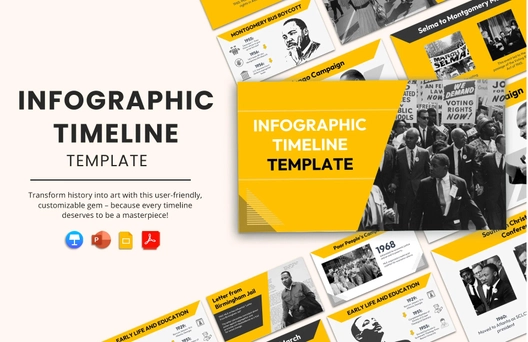 Infographic Timeline Template