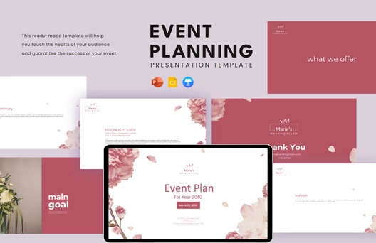 Event Planning Presentation Template Event Planning Presentation Template