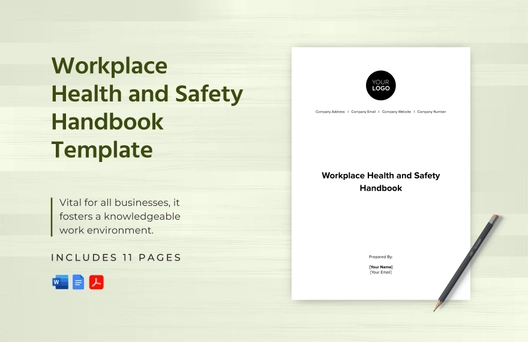 Workplace Health and Safety Handbook Template Workplace Health and Safety Handbook Template