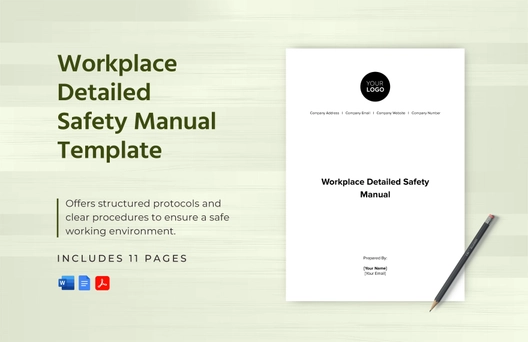 Workplace Detailed Safety Manual Template