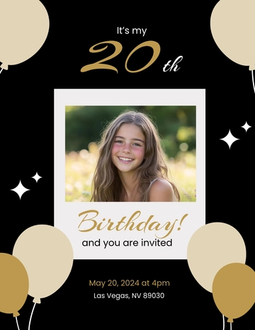 Free Birthday Flyer Template to Edit Online