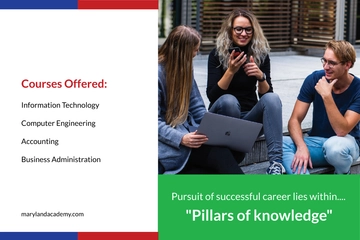 Free Education Postcard Template to Edit Online