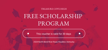 Free Education Voucher Template to Edit Online