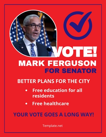 Free Election Flyer Template to Edit Online