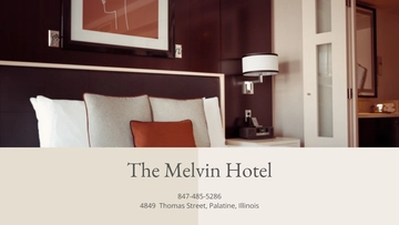 Free Hotel Event Plan Presentation Template to Edit Online