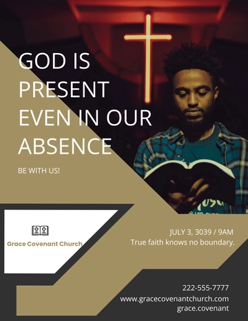 Free Church Flyer Template to Edit Online