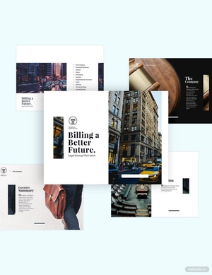 Legal Startup Pitch Deck Template