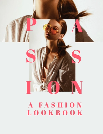 Free Fashion Company Profile Lookbook Template to Edit Online