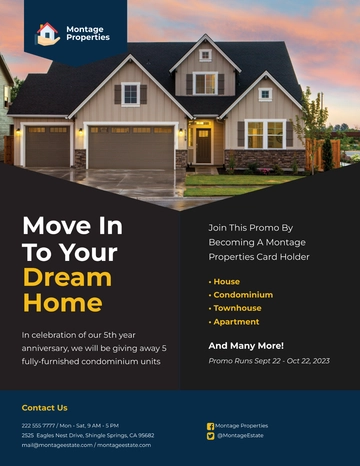 Free Residential Construction Marketing Flyer Template to Edit Online