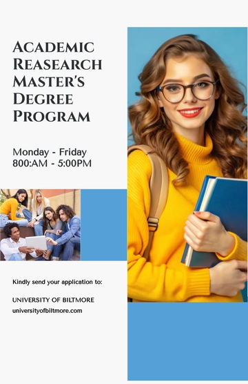 Free Academic Research Poster Template to Edit Online