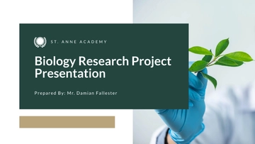 Free School Project Presentation Template to Edit Online