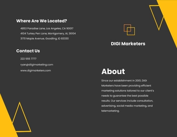 Free Bifold digital marketing agency brochure Template to Edit Online
