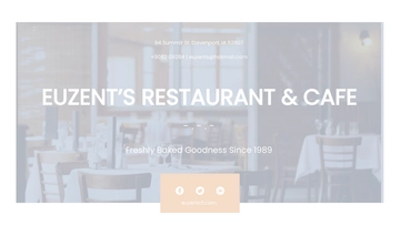 Free Restaurant Presentation Template to Edit Online Free Restaurant Presentation Template to Edit Online