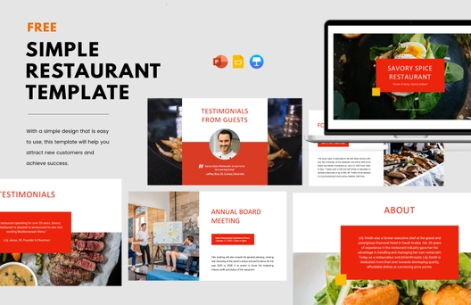 Simple Restaurant Template