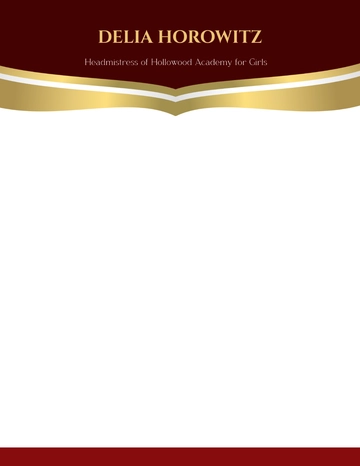 Free Elegant Personal Letterhead Template to Edit Online