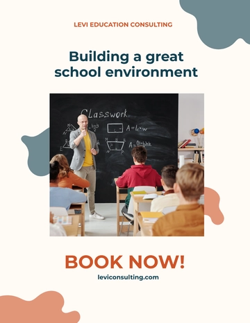 Free Education Consulting Flyer Template to Edit Online