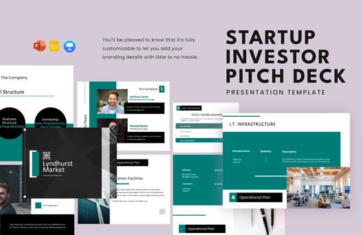 Startup Investor Pitch Deck Template
