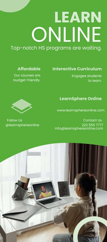 Free Online Education DL Card Template to Edit Online