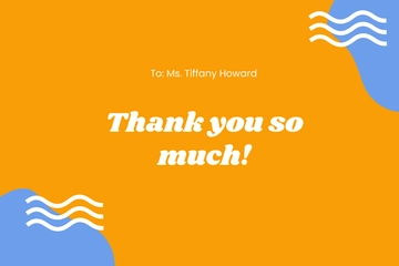 Free Preschool Teacher Appreciation Card Template to Edit Online