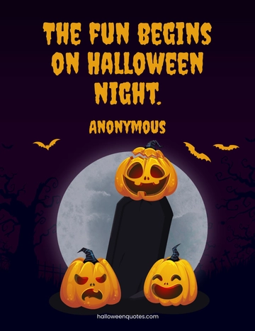 Free Halloween Quote Flyer Template to Edit Online