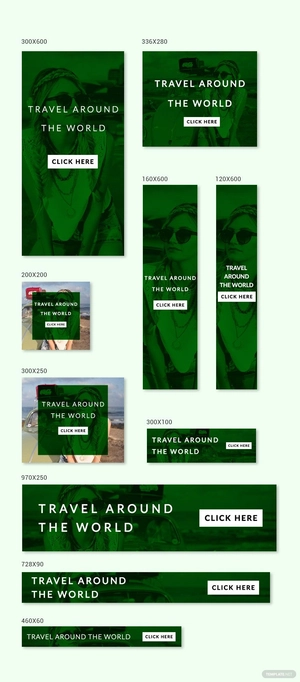 Travel Ad Banner Template