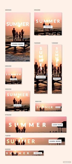Vacation Ad Banner Template
