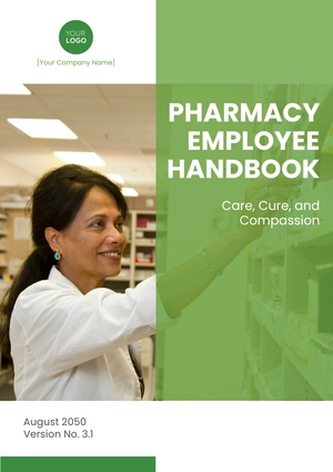 Free Pharmacy Employee Handbook Template to Edit Online
