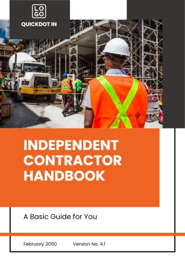 Free Independent Contractor Handbook Template to Edit Online Free Independent Contractor Handbook Template to Edit Online