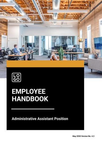 Free Administrative Assistant Handbook Template to Edit Online