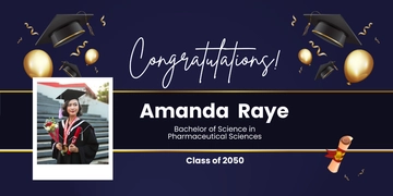 Free Graduation Tarpaulin Template to Edit Online