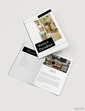 Digital Advertising Catalog Template