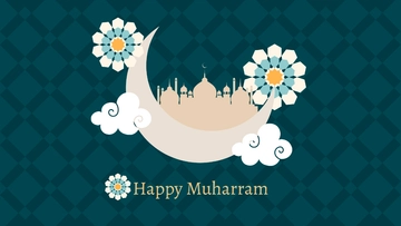 Free Muharram Festival Background Template to Edit Online