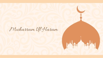 Free Muharram Ul Haram Background Template to Edit Online