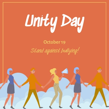 Free Unity Day Instagram Post Template to Edit Online