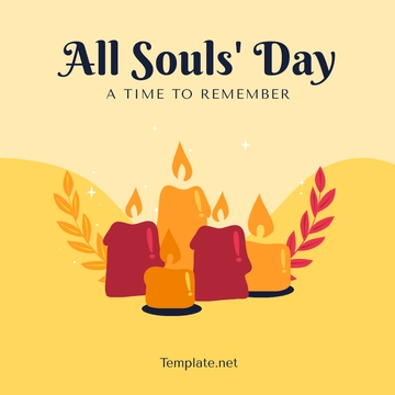 Free All Souls' Day Instagram Post Template to Edit Online