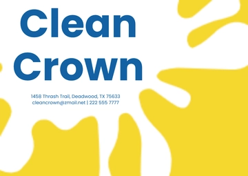 Free Cleaning Company Profile Sample Template to Edit Online