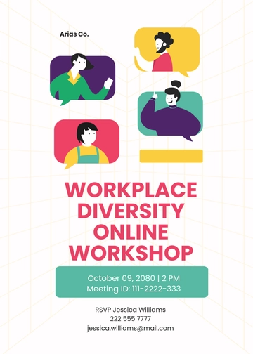 Free Online Workshop Invitation Template to Edit Online