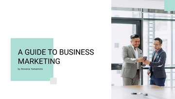 Free Business Marketing Presentation Template to Edit Online