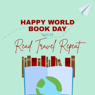 Free World Book Day Instagram Post Template to Edit Online