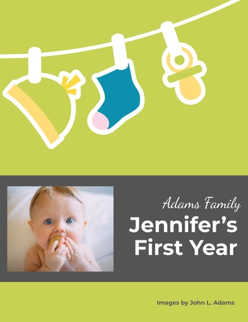 Free Baby Book Template to Edit Online